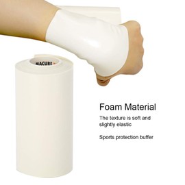 WPKD BLUEIY WPKD BLUEIY Microfoam Tape,Foam Cohesive Bandage,10Cmx3M Sponge Cohesive Bandage,Wide Flexible Microfoam Tapes for Ankle Wrist Finger Sports (Beige)