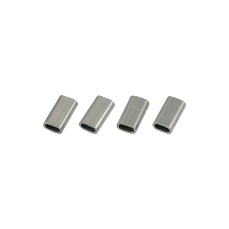 ひめじや アルミクランプ管(アルミスリーブ) 4個入 3.0mm