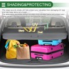 Car Trunk Retractable Cargo Cover for Jeep Compass 2017-2024 Aluminum