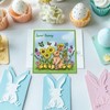 GLOBLELAND Easter Rabbit Clear Stamps for Card Making Easter Chicken