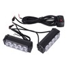 24W 12V 8LED Strobe Lights Bar High Brightness Warning Caution