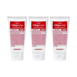 MediPeel Red Lacto Collagen Clear Foam Cleanser 2.0 120ml x3 / 메디필 레드 락토 콜라겐 클리어 폼 클렌저 2.0 120ml x3