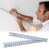 Folding Ruler Plastic Meter Stick with Scale, 2m Length Double-Sided