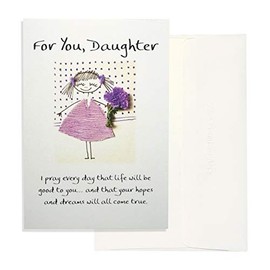 Blue Mountain Arts Greeting Card “For You, Daughter” Is the Perfect Birthday, “Thinking of You,” or “Just Because” Card for a Daughter Who Is an Absolute Gem, by Douglas Pagels