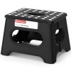 HBTower Folding Step Stool 9 Inch - Holds 600 lb,