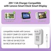 XZGm 20V 1.5A Charger for Lenovo Smart Clock Display Not