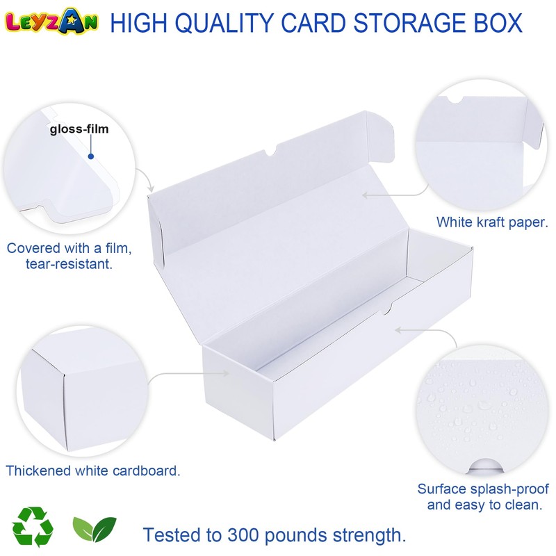 Trading Card Storage Box, 12 Pack 1000 CT Cardboard TCG