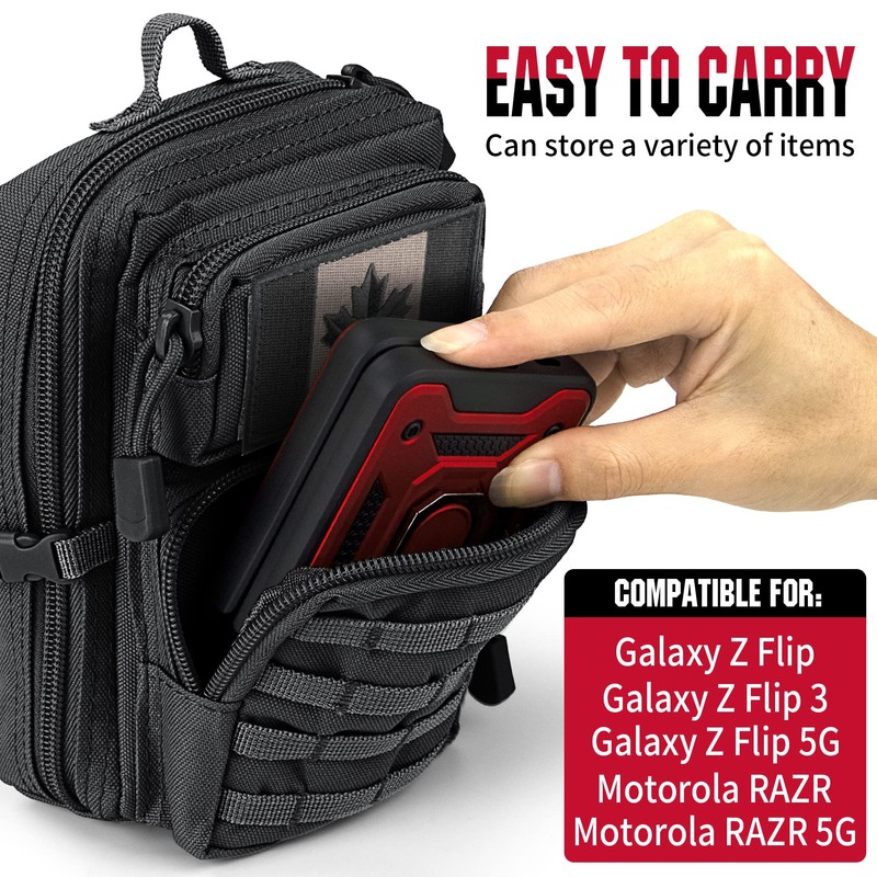 bvya Tactical Molle Utility Pouch Compact Tool Pouch Mini Waist