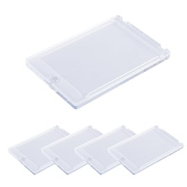 FONGKNOX 5PCS Magnetic Card Holder, 35 PT Acrylic Card Sleeve Card Protector Baseball Card Holder for Sports Card Standard Series Storage Display