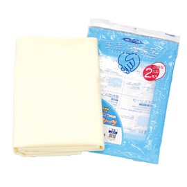 Taketora Human Care Pile Sheets, Yellow, Pack of 2