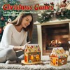 9 Sets Christmas Gingerbread House Kit Christmas Craft Kit Cardboard