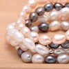 20 CM Cultured Freshwater Pearls Bracelet, Natural White Baroque Pearls