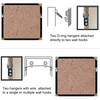 10 Sets Heavy-Duty Picture Hanging Kit, 10 Pack Stainless Steel