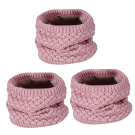 LIFKOME 3pcs Unisex Chunky Knit Neck Circle Scarf Warm Thick Cozy Scarf for Versatile Fashion Accessory for Men and Women