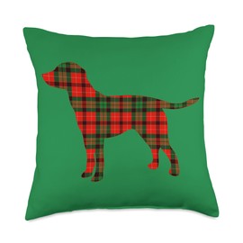 Labrador Christmas Yellow Lab Black Lab Chocolate Labrador Throw Pillow