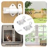 BRIOTA Pack of 2 Automatic Locking Door Bolts, Spring Locking