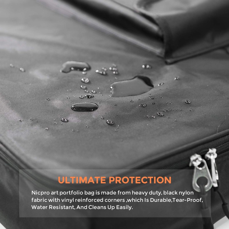 Nicpro Art Portfolio Bag 36 x 48 Inches Waterproof Nylon