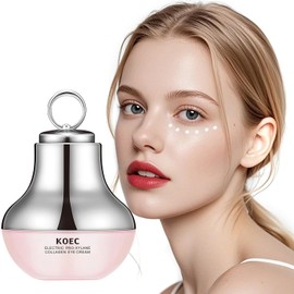 ANGEL SILK Electric Massage Eye Cream Firming and Anti-Wrinkle Dark Circle Fast Absorbing Caffeine Eye Cream with Gentle Vibration for Firming Hydrating and Refreshing Tired Eyes