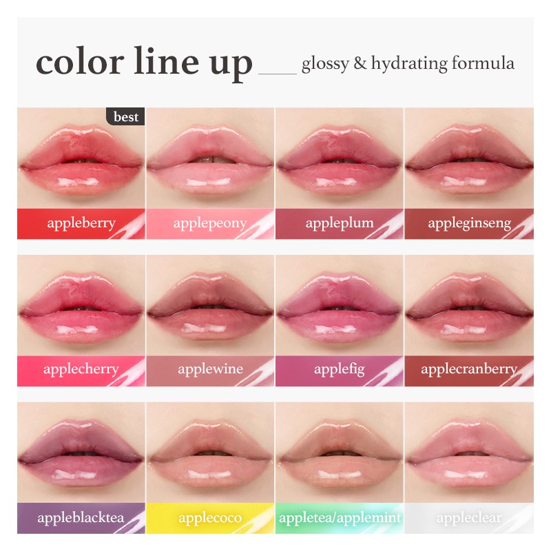 nooni Apple Berry Lip Oil - Appleclear Lip Oil