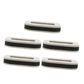SHINEOFI 5pcs Chair Wheel Retainer Office Chair Stoppers Felt Pads for Desk Floor Protector