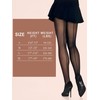 DORALLURE Tights with Back Seam and Cuban Heels High Waist