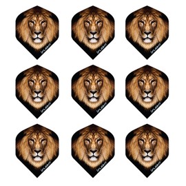 iFlight 3 Sets of Ruthless Standard Dart Flights Plus 1 Set of 3 Aluminum Dart Flight Protectors (Lion)