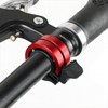 DELUXEFOX Bicycle Bell, Lightweight, Double Bell, Loud Volume, Pipe Diameter,