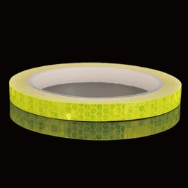 ECOTECT Reflective Tape, Reflective Sheet, Safety Signs, Safety Display, Accident Prevention, High Brightness (Width 3.3 inches (1 cm x 8.0 m), Yellow, Yellow