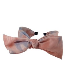 Wide Bow Alice Band Pastel Colours (Pink)