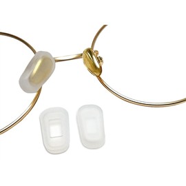 Eyeglass Nose Pads Cover,Soft SiliconeSlip-on Glasses Nose Piece Sunglasses Nose Bridge Pad Anti-Slip Nose Guards,2Pairs