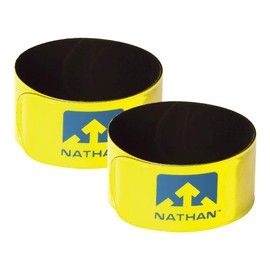 ネイサン(NATHAN) リフレクター (反射板) 反射バンド NS1013 リフレックス (2個入) 夜間 安全 HI-VIZ YELLOW ランニング ウォーキング ジョギング 散歩 トレイルランニング