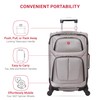 SwissGear Sion Softside Expandable Luggage – Carry-On Suitcase with 360