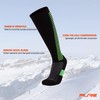 Pure Athlete Wool Compression Ski Socks - Ultra Compression Thermal