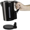 Bestron Wasserkocher mit Kochstopp-Automatik, 1,7 Liter, 2200 Watt, Schwarz