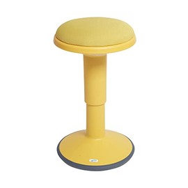 ECR4Kids SitWell Cushion-Light Grey Adjustable Stool
