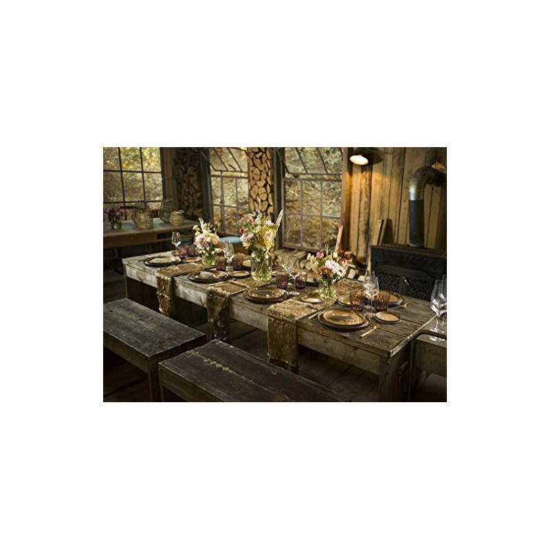 Cosy&Trendy Quintana Amber 5950031 Plate Flat Oval 30.5 x 19
