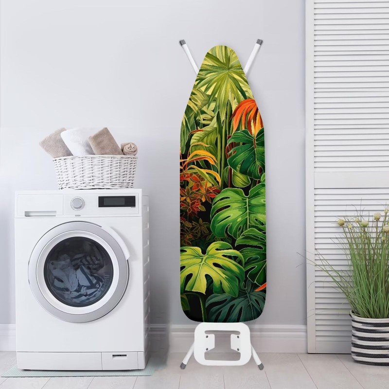 Hinthetall Tropical Palm Easy Installation 15x54 Ironing Board Cover and