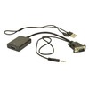 VGA Input to HDMI Output Adapter, 1080P Converter with Audio