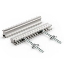 goldenwarm 5 Pack Adjustable Cabinet Handle,Drawer Pulls 1-3/8" to 4" (35-102mm) Adjustable Double Hole Kitchen Cabinet Handles, Brushed Nickel Bar Adjustable Cabinet Pull