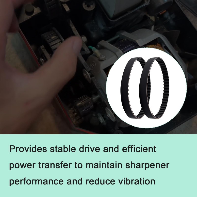 2 Pack OR90109 Drill Sharpener Drive Belts Compatible with Sears