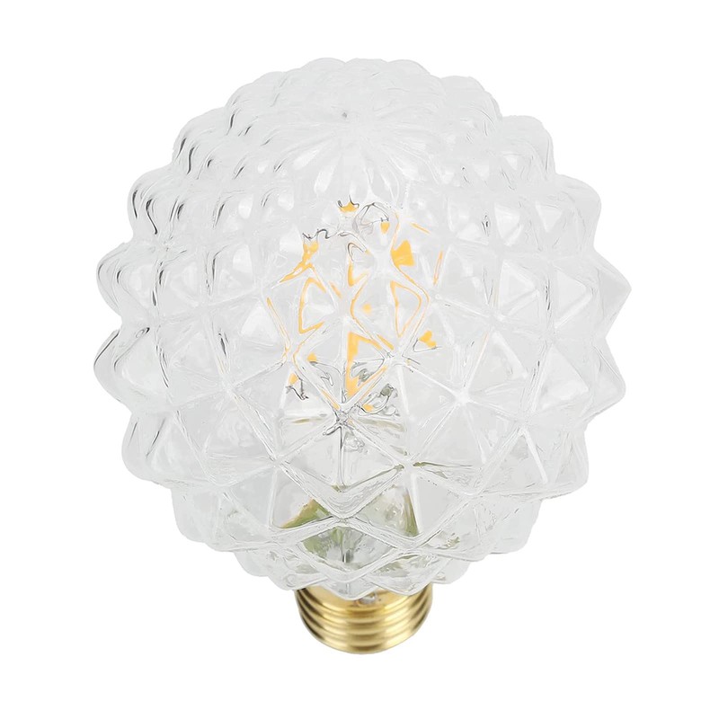 VicFlora G95 LED Pineapple Bulb Retro Edison Lamp 4W 2700K