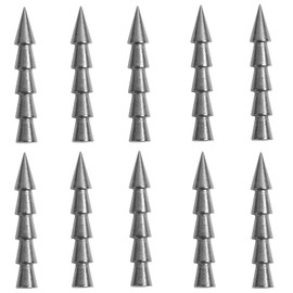 Goture Tungsten Nail Weights 10Pcs,Neko Rig Wacky Rig Fishing Weights for Soft Plastic Lures 1/16Oz Nail Sinker Weights for Bass Fishing