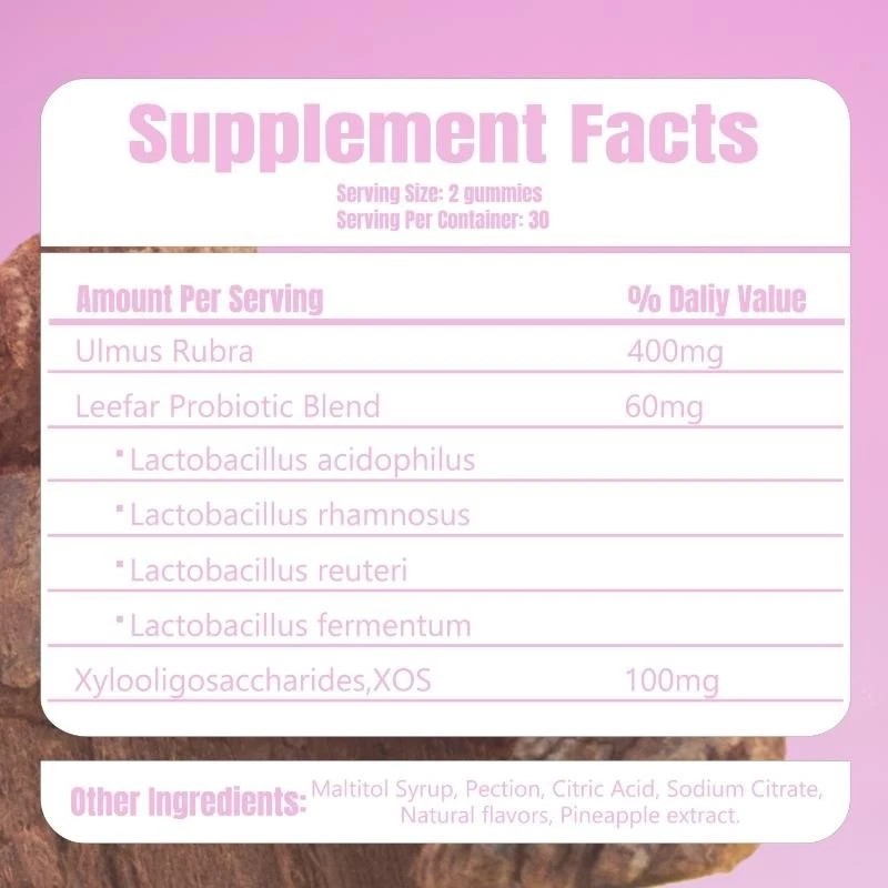 LEEFAR Her Juicy Feminine Probiotics Gummies 60 ct probiotics women