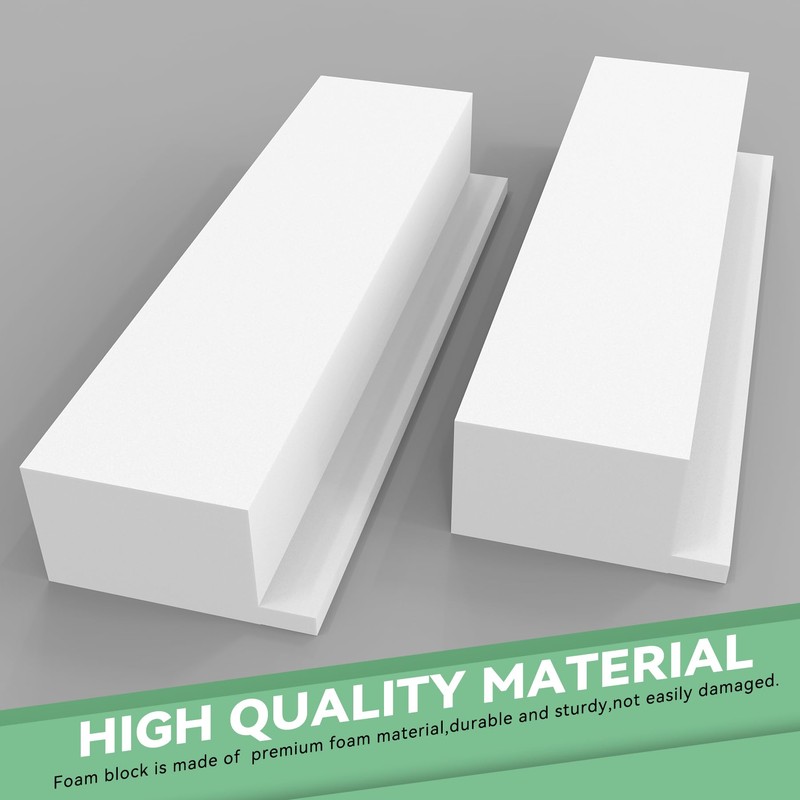 Memrita Window Air Conditioner Foam Block, 2 Pack U-Shaped Window