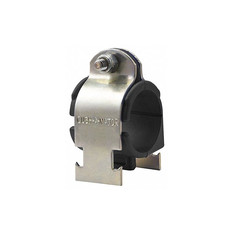 Cushioned Clamp, Std, 3/4 in. Tube, Steel