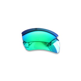 POLARLENS Polarised Replacement Lenses for Oakley Flak Jacket 2.0 XL - Compatible with Oakley Flak Jacket 2.0 XL Sunglasses (Green)