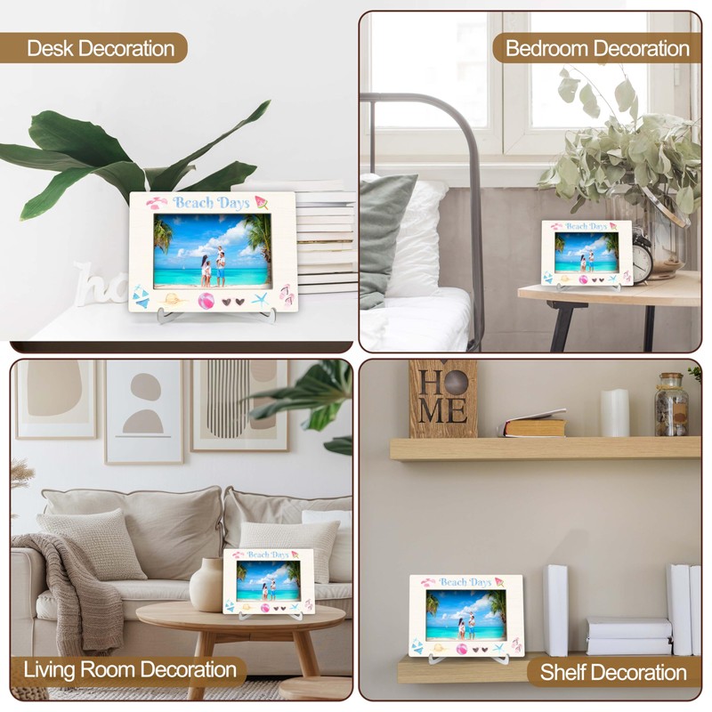 YSTEP Beach Theme Frame, Summer Vacation Frame, Family Vacation Picture