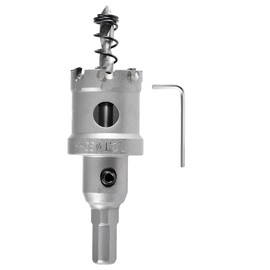 KATUR TCT Carbide Hole Saw Drill Bit 30mm, Tungsten Carbide Tipped Hole Cutter, Heavy Duty Industrial Grade Hole Cutter for Stainless Steel, Metal, Iron, Alloy, Copper, Wood, Plastics