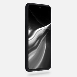 kwmobile Funda para Motorola One 5G Ace Carcasa - Ultrafina de TPU y Silicona con Bordes elevados anticaídas - Negro Mate