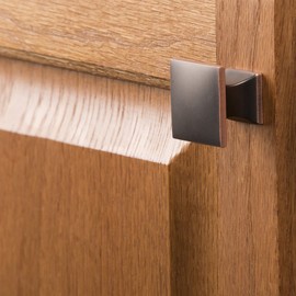 Hickory Hardware Studio Collection Knob 1-1/4 Inch Square Oil-Rubbed Bronze Highlighted Finish